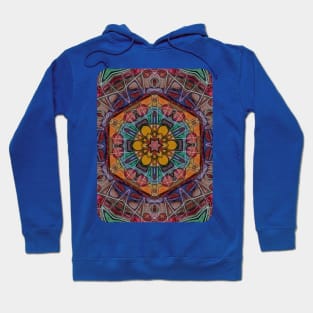 Hexagram Perplexagram Kaleidoscopic Mandala Hoodie